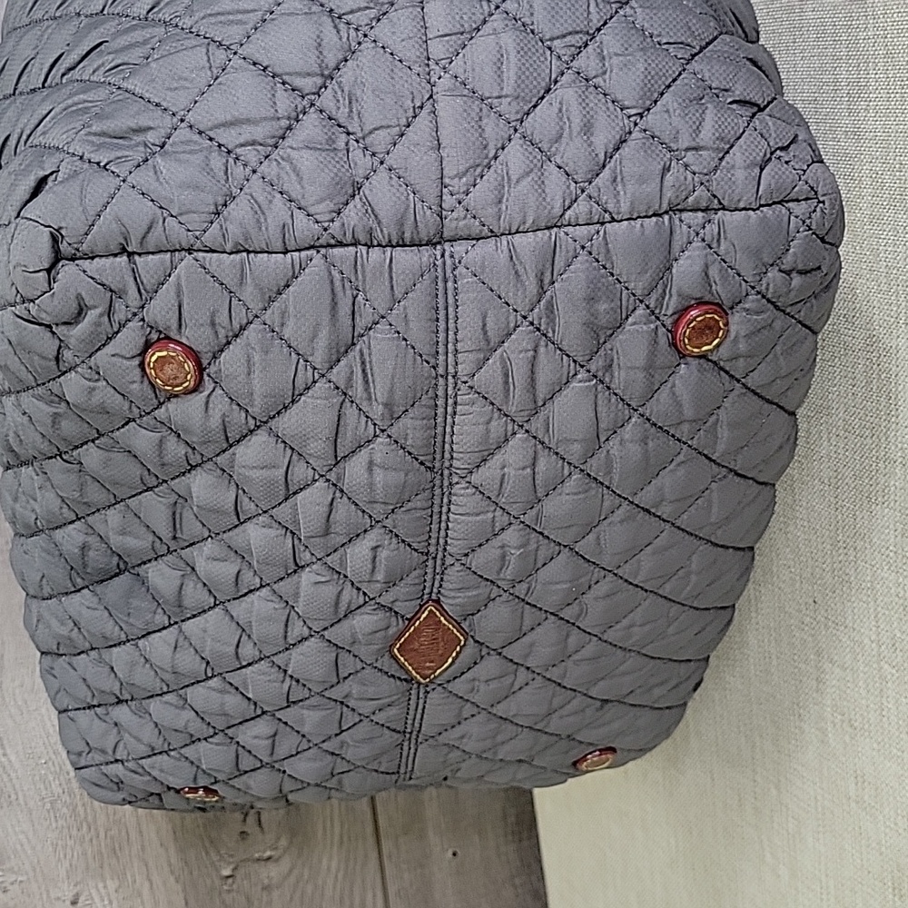 MZ Wallace Charcoal Quilted Tote - Picture 9 of 16